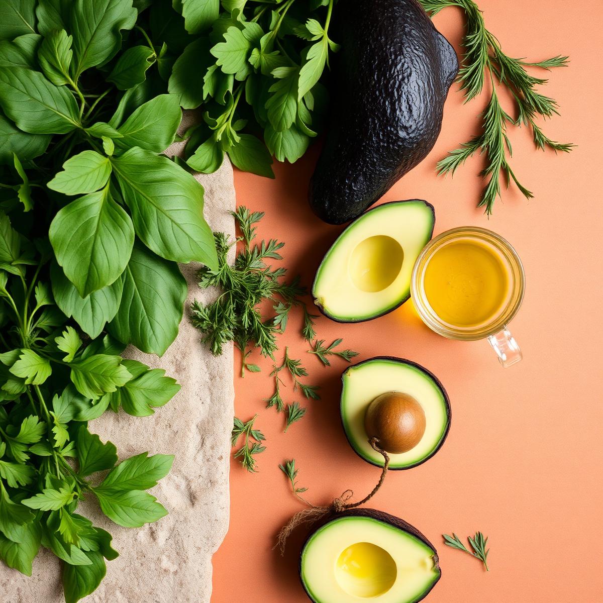 Ingredientes frescos, alimentação equilibrada